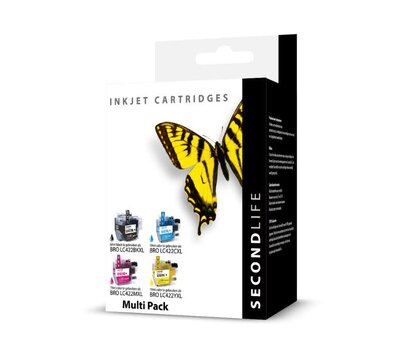 SecondLife inktcartridge voor Brother LC422 XL Multipack