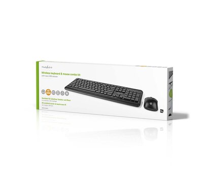 Nedis toetsenbord+muis voor computer KBMC100BKUS
