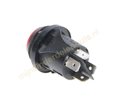 Drukschakelaar dubbelpolig met signaallamp inbouw 057570