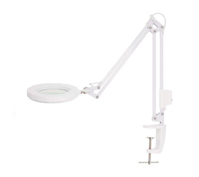 Vergrootglas met lamp en tafelklem 6W MAGLE2WT