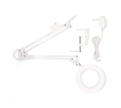 Vergrootglas met lamp en tafelklem 6W MAGLE2WT