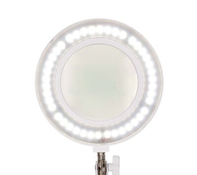 Vergrootglas met lamp en tafelklem 6W MAGLE2WT
