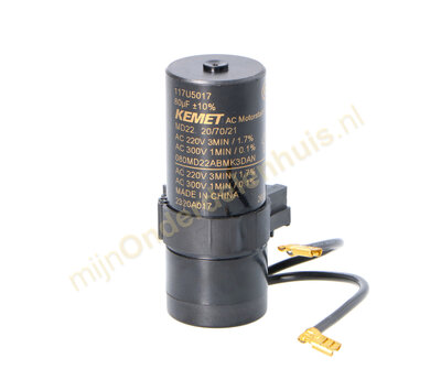 Universele condensator 117U5017 80uF 220/300Volt