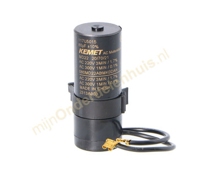 Universele condensator 117U5015 80uF 220/300Volt