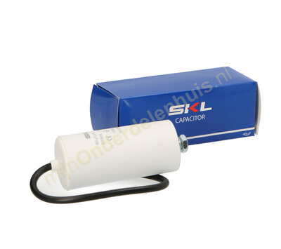 SKL condensator 40uF-450V met kabel