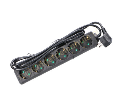 VB tafelcontactdoos 6-voudig 3m zwart 41216