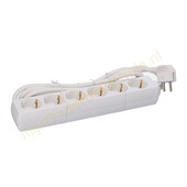 VB VB tafelcontactdoos 6-voudig 3m wit 41162