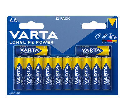 Varta batterij AA penlite 1.5V Alkaline 12-Pack