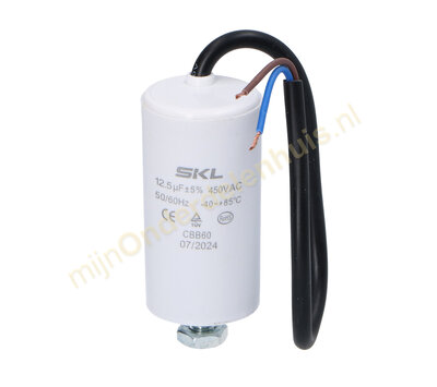 SKL condensator 12,5uF-450V met kabel