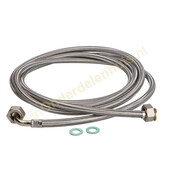 Universeel Universele RVS warmwater toevoerslang 3,5m 3/4-3/4