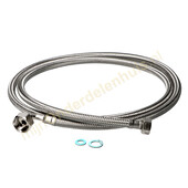 Universeel Universele RVS warmwater toevoerslang 1,5m 3/4-3/4