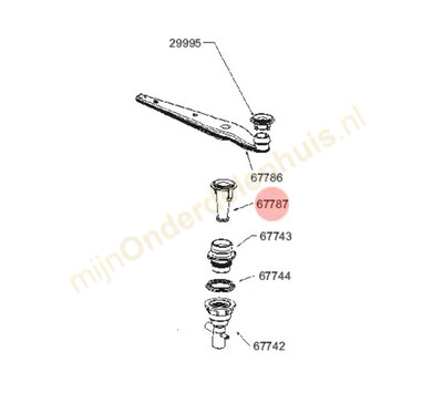 Smeg geleider van vaatwasser 768973042