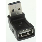 DeLock USB-A 2.0  steker > USB-A 2.0 haakse contra steker 65521