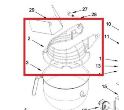 KitchenAid beschermrooster van keukenmachine W11740331
