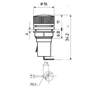 Eska zekeringhouder 5x20mm