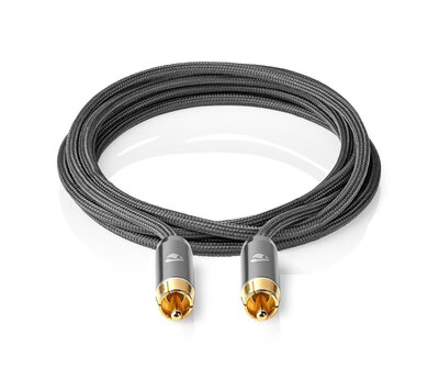 Nedis subwoofer kabel 3 meter ProfiGold line  CATB24100GY30