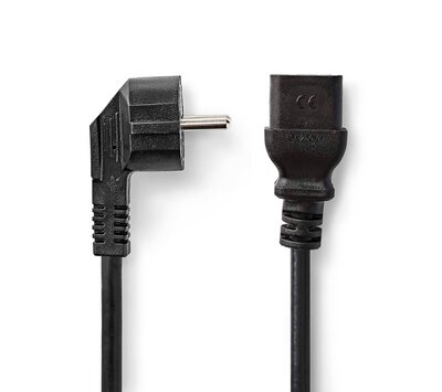 Stroomkabel Schuko naar C19 2m CEGB10300BK20