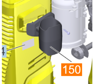 Karcher houder van hogedrukreiniger 9.038-806.3