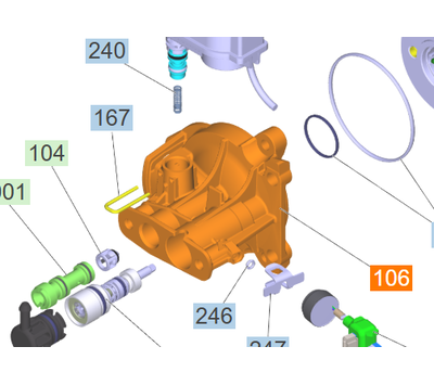 Karcher behuizing van hogedrukreiniger 5.062-718.3