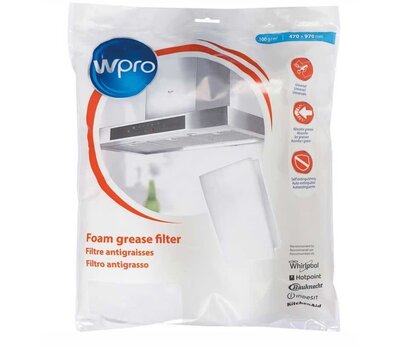 Wpro universeel filter dun voor afzuigkap 484000008527