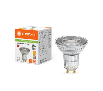 Ledvance LED reflectorlamp dim PAR16 2.4/35W/2700k GU10