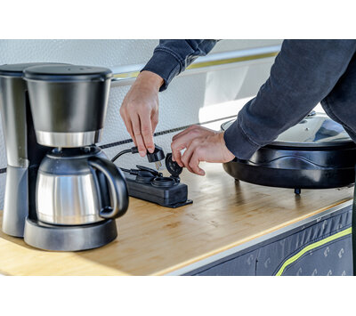 Brennenstuhl tafelcontactdoos 2-voudig zwart 1159930