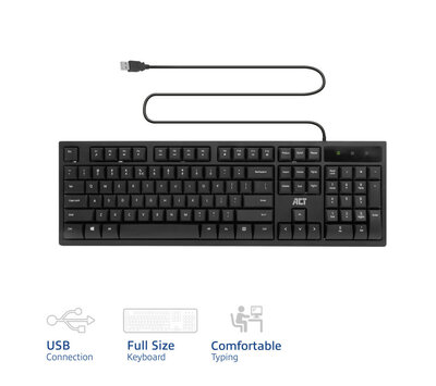 ACT toetsenbord bedraad USB AC5410