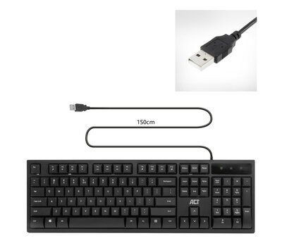 ACT toetsenbord bedraad USB AC5410