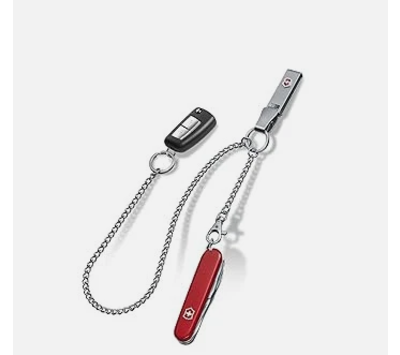 Victorinox zakmeshanger RVS + 2 kettingen 5V4.1860