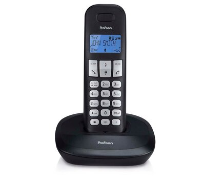 Profoon dect-telefoon met 1 handset zwart PDX1100