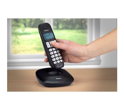 Profoon dect-telefoon met 1 handset zwart PDX1100