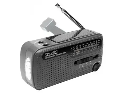 Muse opwindbare noodradio/ zaklamp en powerbank in één MH-07DS