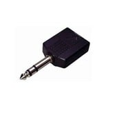 COM Verloop 6,35mm jack > 2x 6.35mm contra