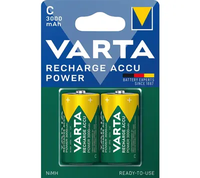 Varta oplaadbare batterij C-cel 3000mAh 1.2V HR14