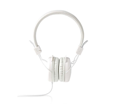 Nedis hoofdtelefoon bedraad HPWD1100WT wit