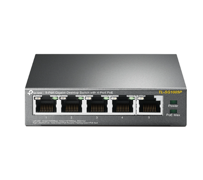 TP-Link 5 poort switch 1000Mbps met POE TL-SG1005P