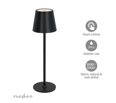 Nedis LED-Tafellamp 1.8W 150Lm LTOUT05BK