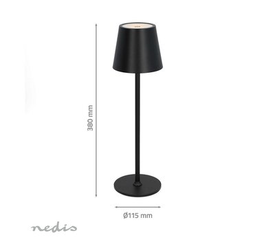 Nedis LED-Tafellamp 1.8W 150Lm LTOUT05BK