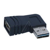 DeLock Delock USB-A male naar female adapter haaks 65522