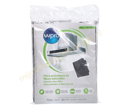 Universeel ecologisch koolstoffilter voor afzuigkap 484000008650 NCF201