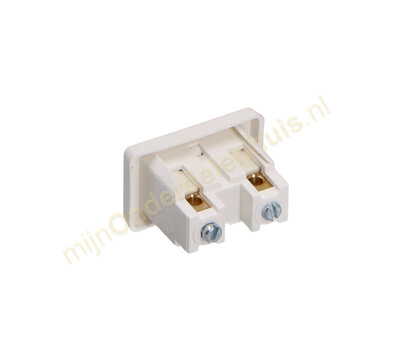 Universele wipschakelaar inbouw wit