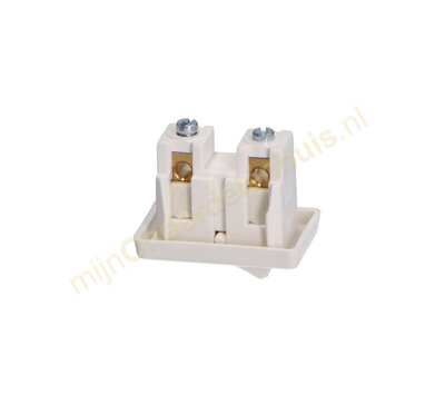 Universele wipschakelaar inbouw wit