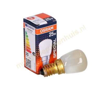Osram koelkast-/ovenlamp 25W E14 mat