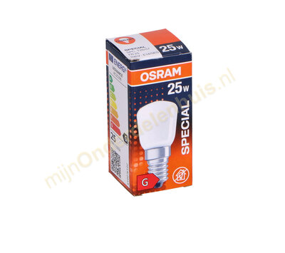 Osram koelkast-/ovenlamp 25W E14 mat