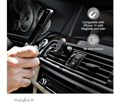 Nedis draadloze autolader CCHAQM15W110BK