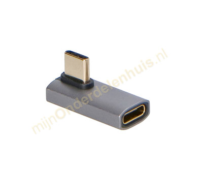USB C stekker naar USB C contra haaks 4.0 240W 40GBPS