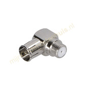 Fuba Coax-contra  naar F-connector contra  22505028