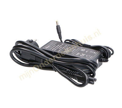 Laptopadapter 19V 4,7A 5.5x2.5mm holle steker