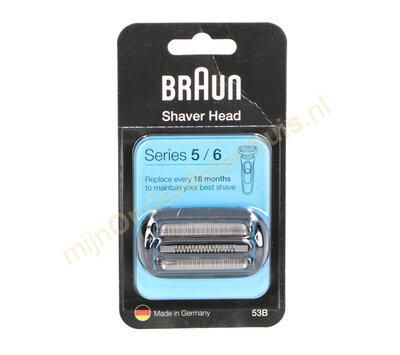 Braun scheerblad van scheerapparaat 81733844 53B