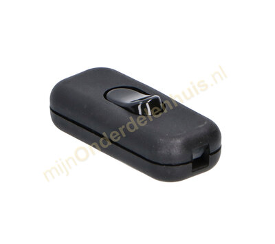 Kopp snoerschakelaar zwart 85084